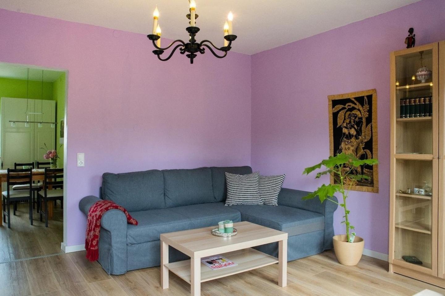 farbenfrohe Ferienwohnung Detmold Exterior foto